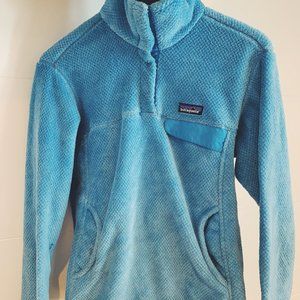 Patagonia Fuzzy Blue Sweater